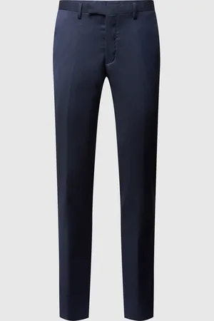 McNeal Slim fit zakelijke broek met geweven motief