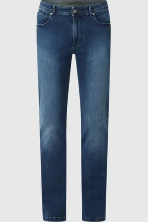 Christian Berg Straight fit jeans met merkdetail