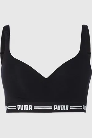 PUMA Bralette met logo in band