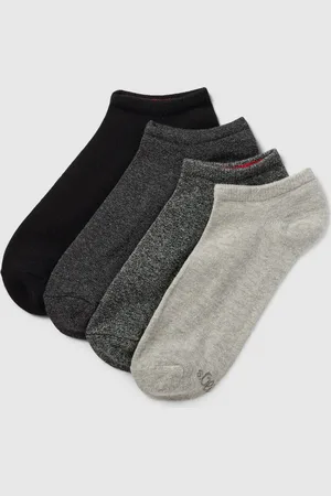 QS by s.Oliver Sneakersokken met stretch in een set van 4 stuks