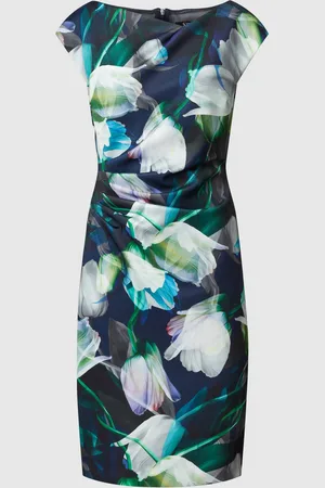 Swing Cocktailjurk met bloemenmotief