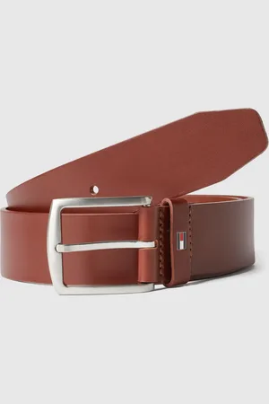 Tommy Hilfiger Leren riem met logo-applicatie