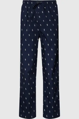 Ralph Lauren Pyjamabroek met all-over logo, model 