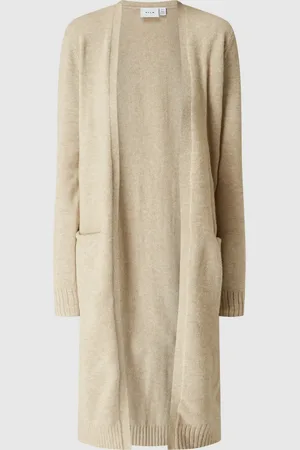 VILA Lange cardigan met ribboorden, model 