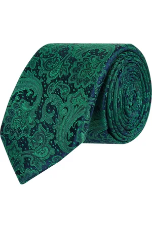 Carlo Monti Zijden stropdas met paisleymotief