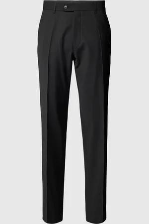 Carl Gross Regular fit pantalon met persplooien, model 