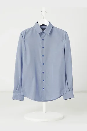 G.O.L. Slim fit overhemd met vichy-ruitje