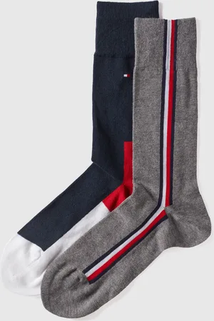 Tommy Hilfiger Sokken met contrastelementen in een set van 2 paar