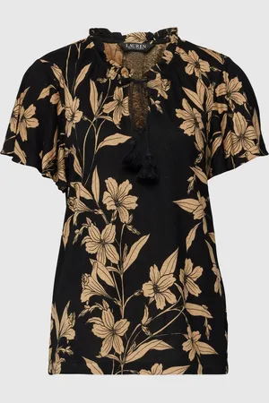 Ralph Lauren Blouse met all-over bloemenmotief, model 