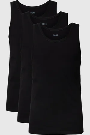 HUGO BOSS Tanktop met labeldetail in een set van 3 stuks, model 