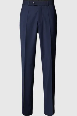 Carl Gross Regular fit pantalon met persplooien, model 