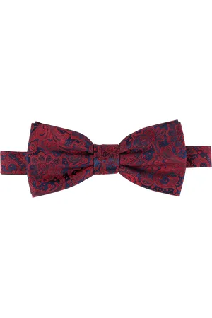 Carlo Monti Zijden strik met paisleymotief, model 