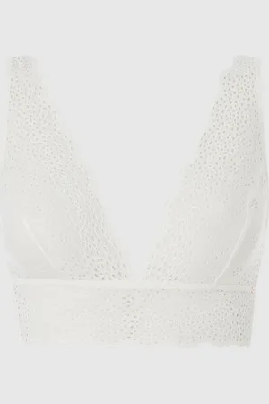 Skiny Bralette van broderie anglaise