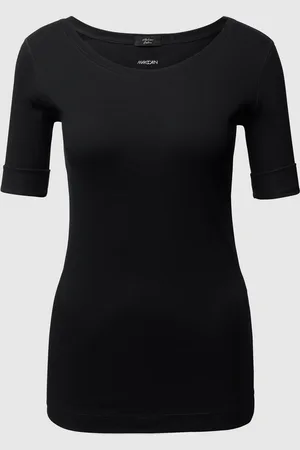 Marc Cain Shirt met ribstructuur en 1/2-mouw