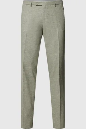 Club of Gents Slim fit pantalon in gemêleerde look, model 
