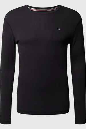 Tommy Hilfiger Slim fit longsleeve met ribstructuur