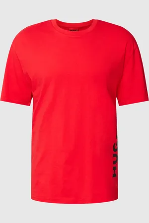 HUGO BOSS Relaxed fit T-shirt met labelprint