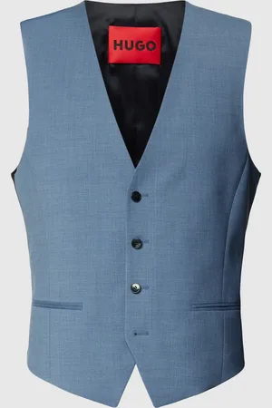 HUGO BOSS Gilet met contrast aan achterkant, model 