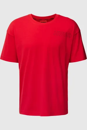 HUGO BOSS T-shirt met labelprint, model 