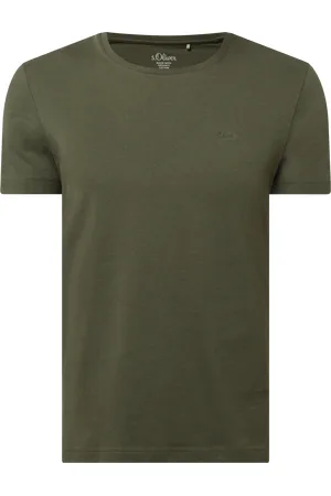 QS by s.Oliver Regular fit T-shirt van biologisch katoen