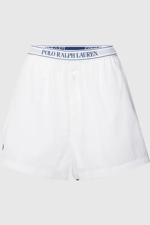 Ralph Lauren Korte pyjamabroek met elastische band met logo
