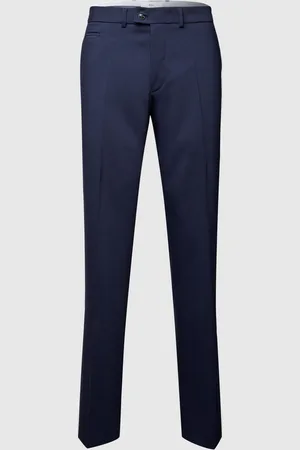 Brax Regular fit broek van scheerwolmix met stretch, model 