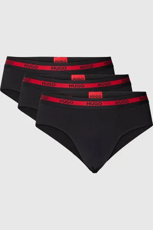 HUGO BOSS Slip met elastische band met logo in een set van 3 stuks