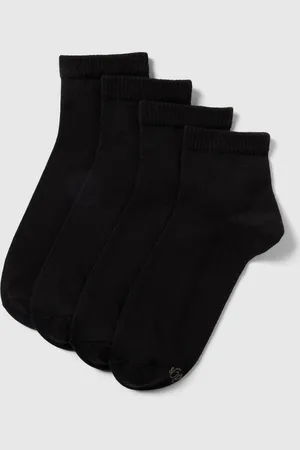 QS by s.Oliver Sokken met labeldetails in een set van 4 paar