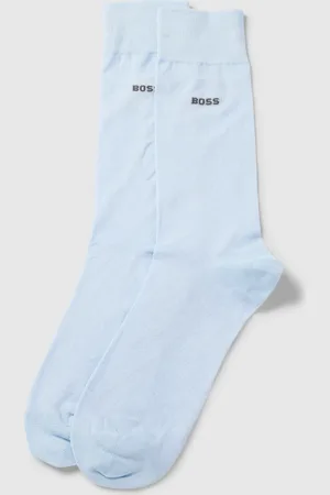 HUGO BOSS Sokken met labelprint in een set van 2 paar