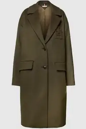 Tommy Hilfiger Relaxed fit lange jas met reverskraag