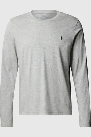 Ralph Lauren Katoenen shirt met lange mouwen en labelstitching