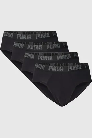 PUMA Slip met elastische band met logo in een set van 4 stuks