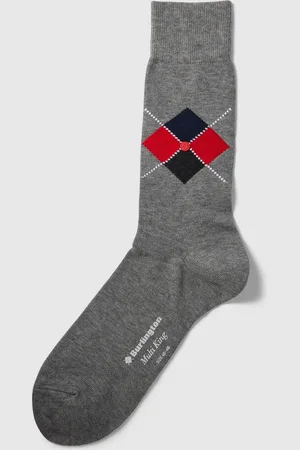 Burlington Sokken met motiefprint, model 