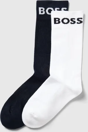 HUGO BOSS Sokken met labelprint in een set van 2 paar