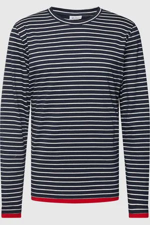Schiesser Shirt met lange mouwen en all-over streepmotief, model 