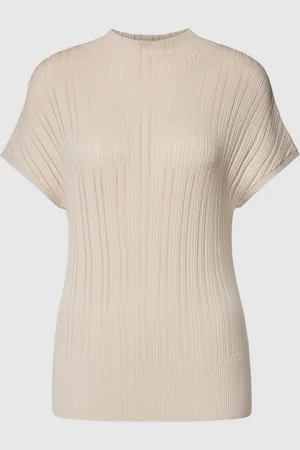 JOOP! Gebreide pullover met broderie anglaise