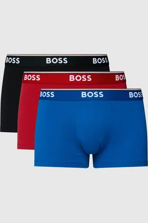 HUGO BOSS Boxershort met elastische band met logo in een set van 3 stuks