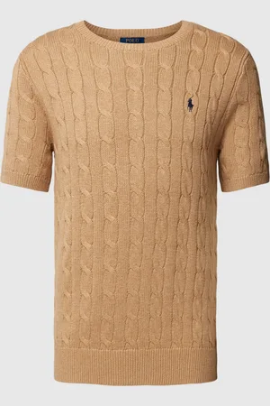 Ralph Lauren Gebreid shirt met kabelpatroon