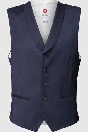 Club of Gents Gilet met sjaalkraag