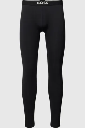 HUGO BOSS Legging met elastische band en labeldetail