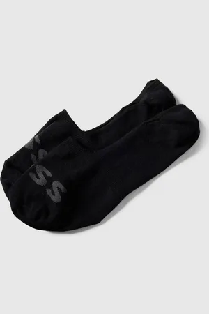 HUGO BOSS Kousenvoetjes met labelprint in een set van 2 paar