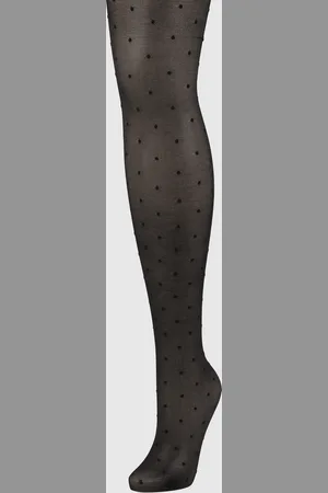 Falke Panty met stippenmotief - 15 DEN