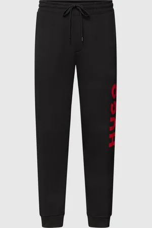 HUGO BOSS Sweatpants met labelprint, model 
