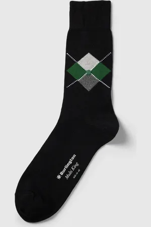 Burlington Sokken met motiefprint, model 