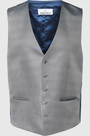 Wilvorst Gilet met all-over motief