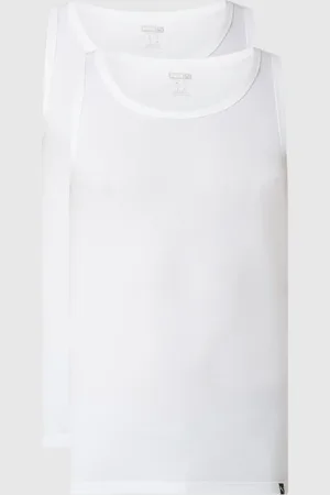 PUMA Regular fit tanktop van katoen in een set van 2 stuks