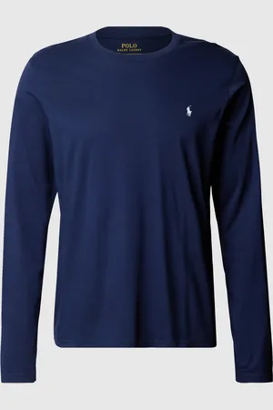 Ralph Lauren Katoenen shirt met lange mouwen en labelstitching
