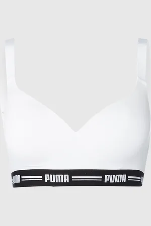PUMA Bralette met logo in band