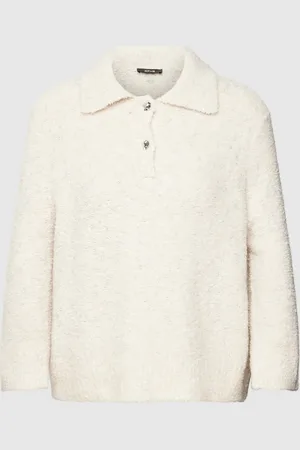 Opus Gebreide pullover met platte kraag, model 
