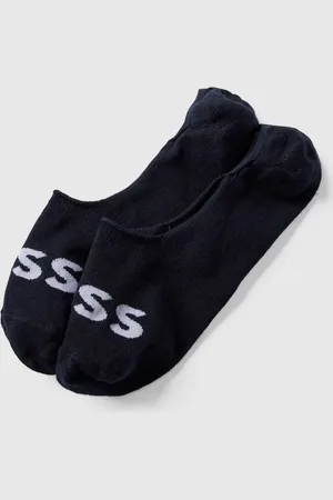 HUGO BOSS Kousenvoetjes met labelprint in een set van 2 paar